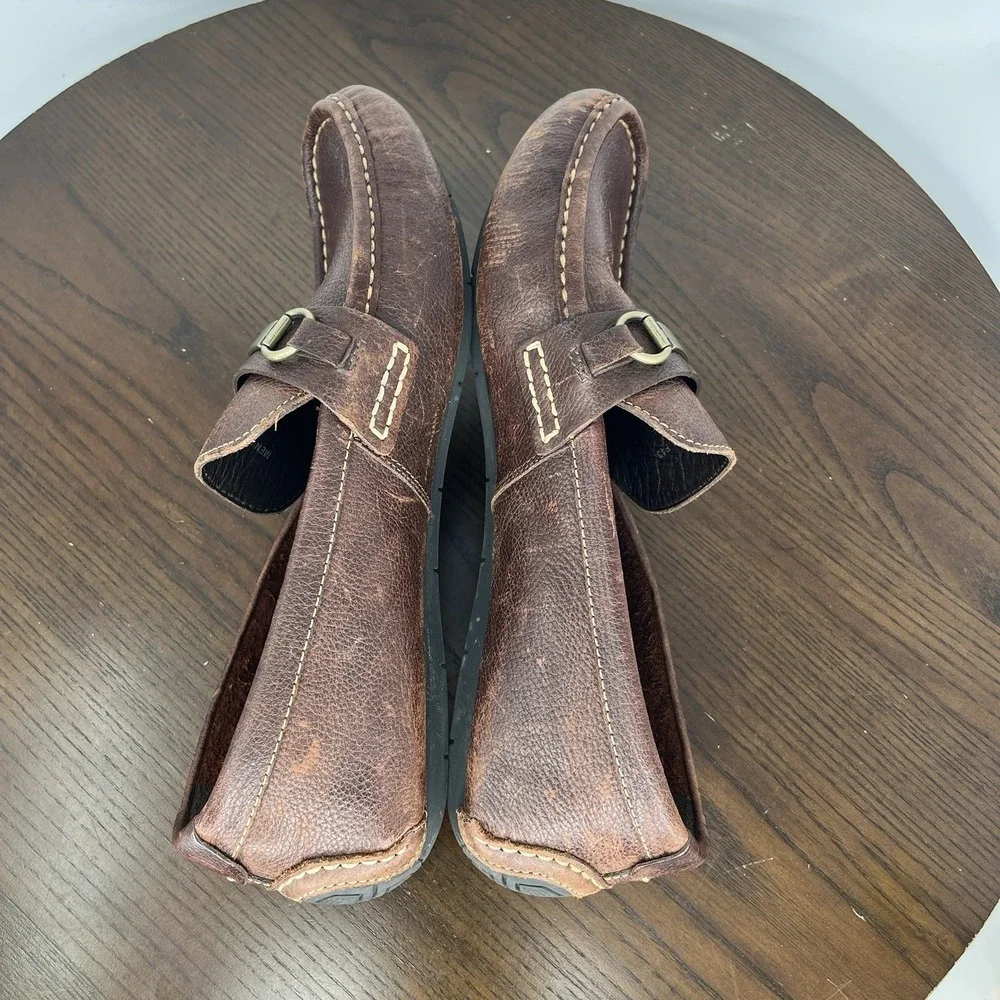 Cole Haan Somerset Shoes Men's 10M Brown Leather Horsebit Driving Loafers C11832
